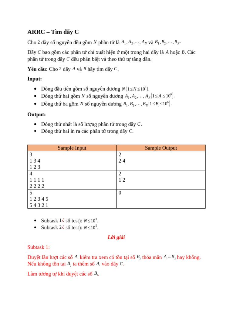 ARRC - Solution | PDF