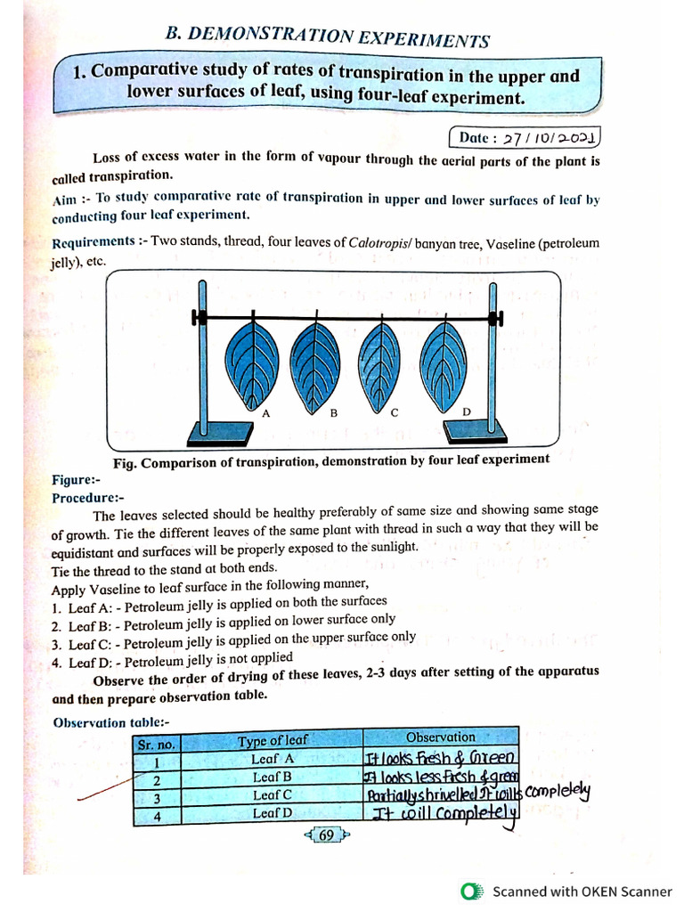 Demonstrations Experiments | PDF