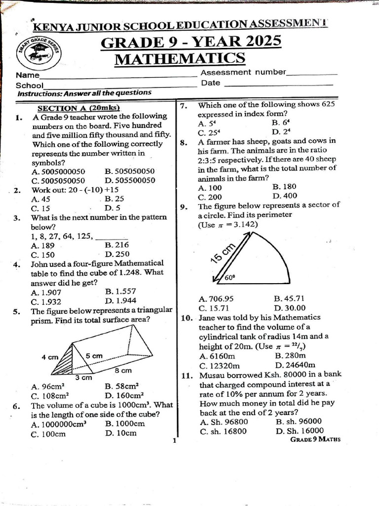 Grade 9 Smart Grades | PDF