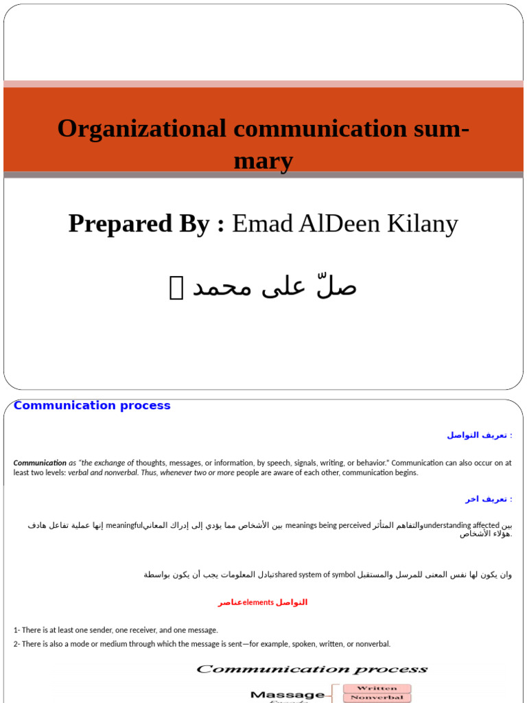 Communication Process Summary 7 - New - 2020 - 1 | PDF