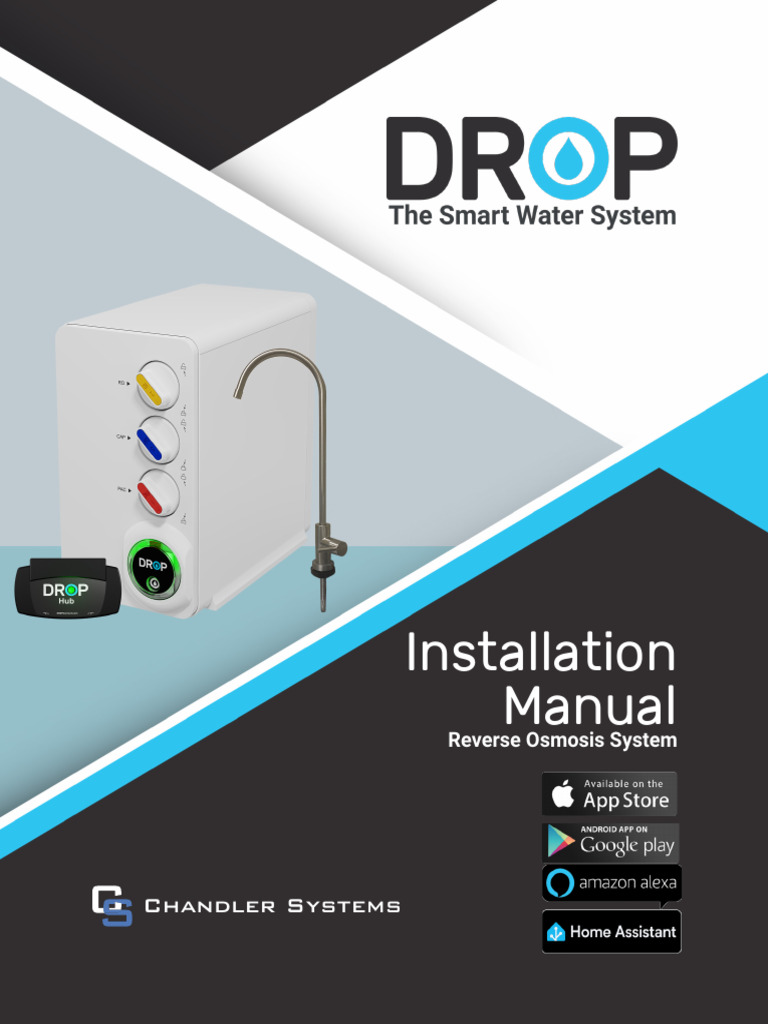DROP Reverse Osmosis Installation Guide | PDF | Electromagnetic ...
