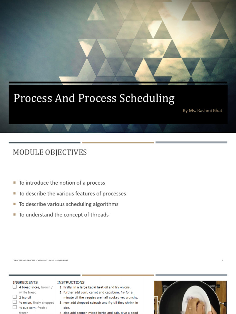 m2process-240206102213-b3450878 | PDF | Thread (Computing) | Scheduling ...