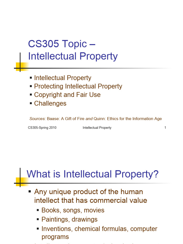 Understanding Intellectual Property Rights | PDF | Intellectual ...