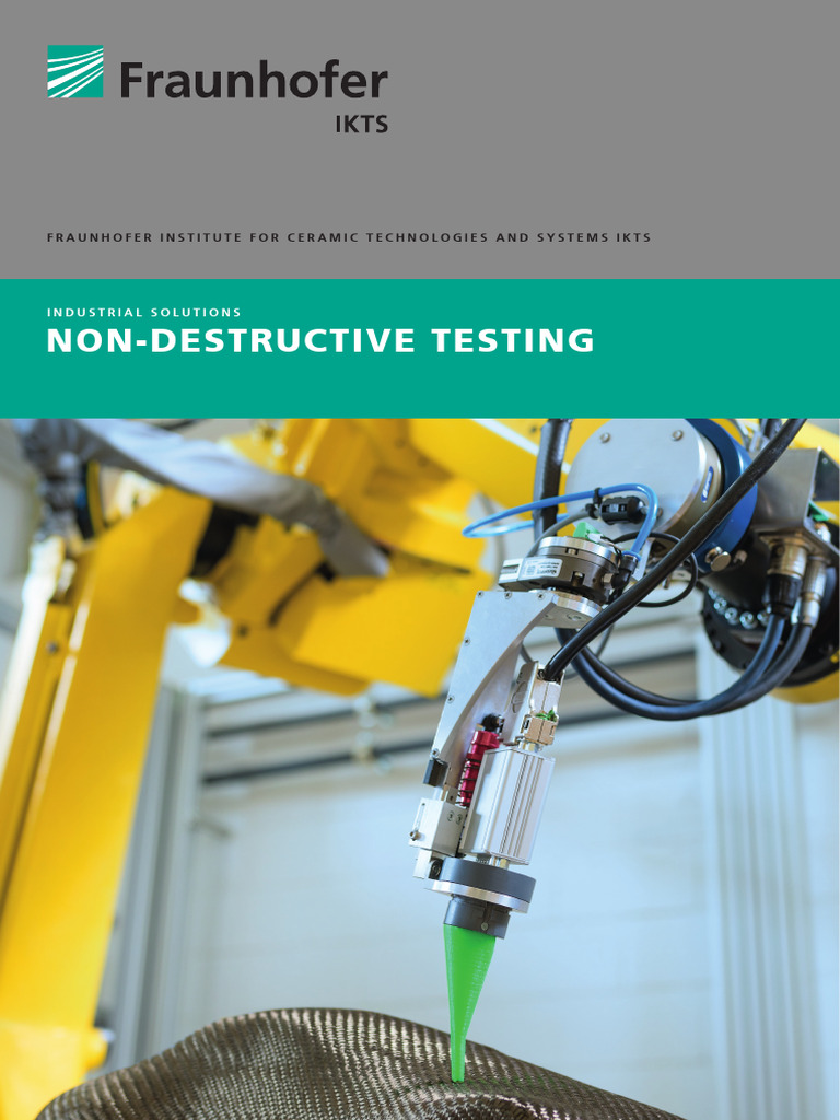 Non-Destructive Testing Solutions at IKTS | PDF | Nondestructive ...