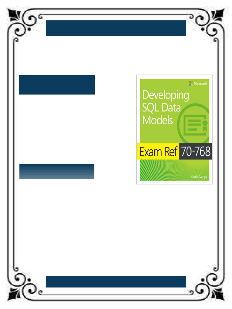 Exam Ref 70-768 Developing SQL Data Models Varga ebook fully updated ...