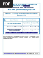 Download ISO 270012013 Procedures by Global Manager Group SN97194369 doc pdf