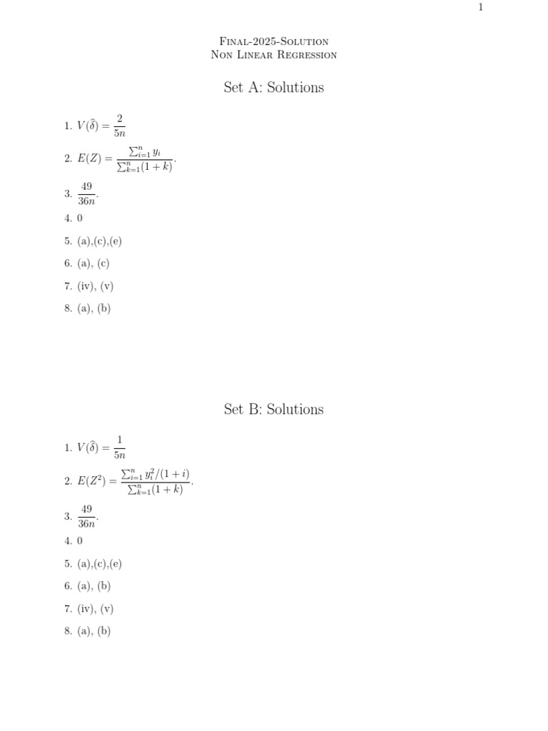 Final 2025 Solution | PDF