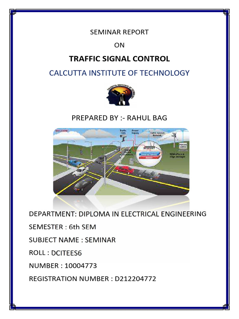 traffic lights control | PDF | Traffic | Traffic Light