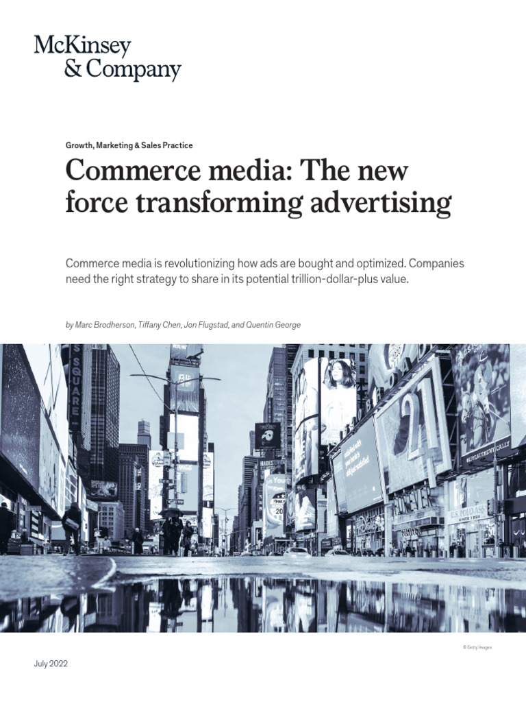 Transforming Advertising with Commerce Media | PDF | Advertising | Retail