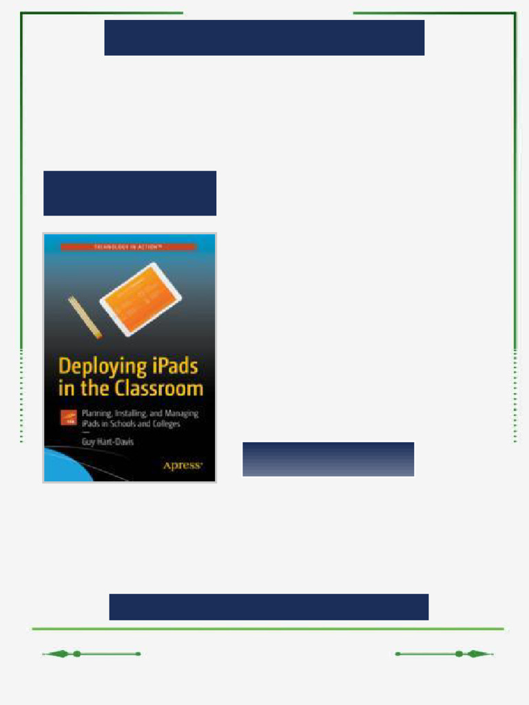Deploying iPads in the Classroom: Planning, Installing, and Managing ...