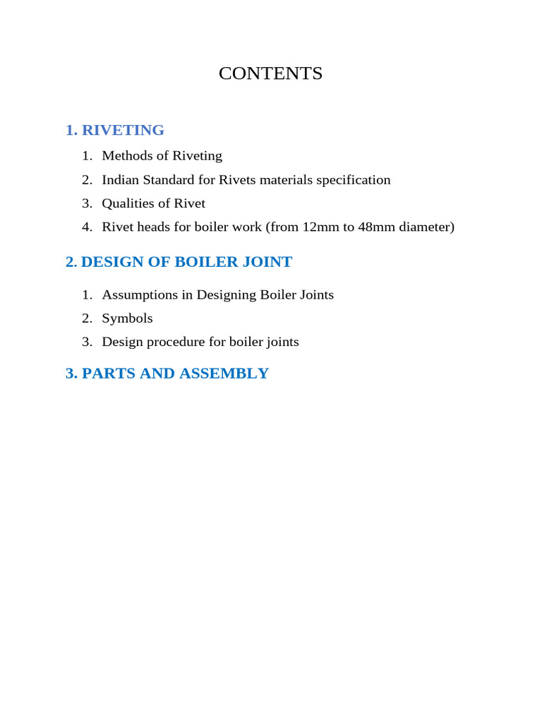 Riveting Techniques for Boiler Joints | PDF | Rivet | Boiler