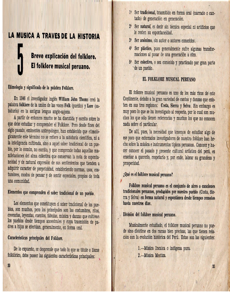 La Musica Atraves de La Historia | PDF