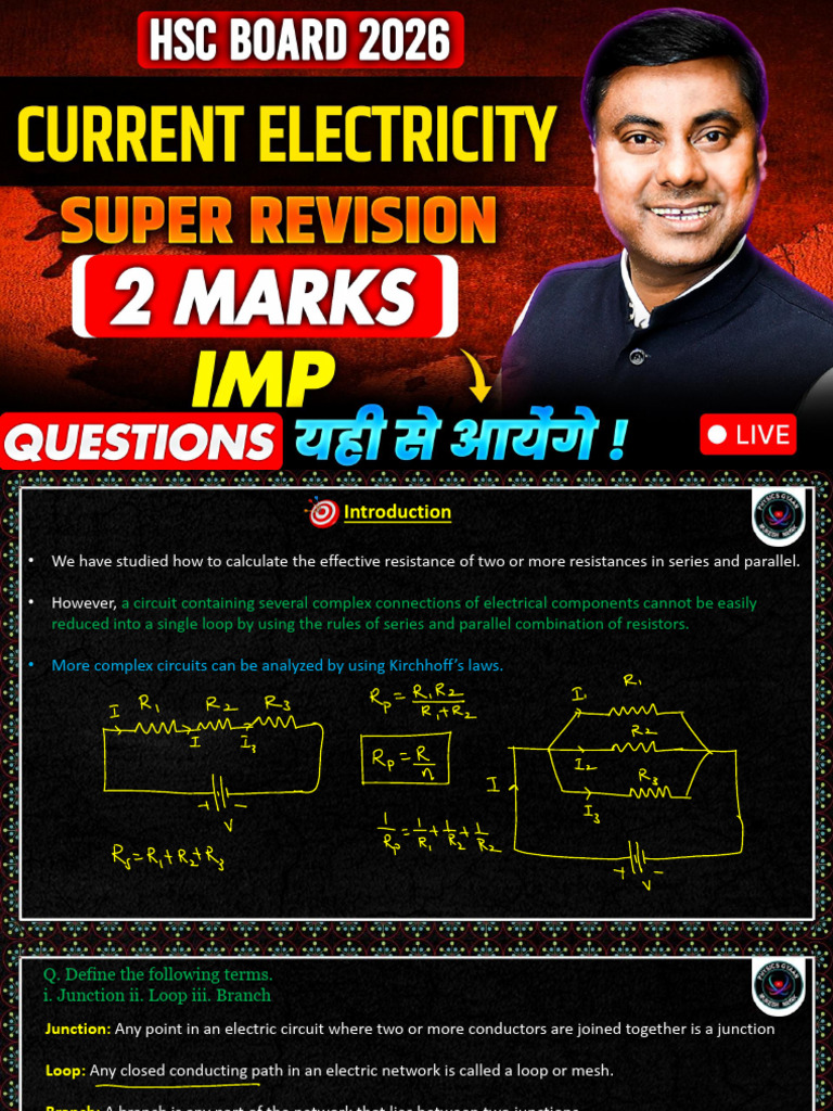 Current Electricity 2 Marks _1319dcb1 0acb 4cd6 a37e 0e9f99612997 | PDF ...