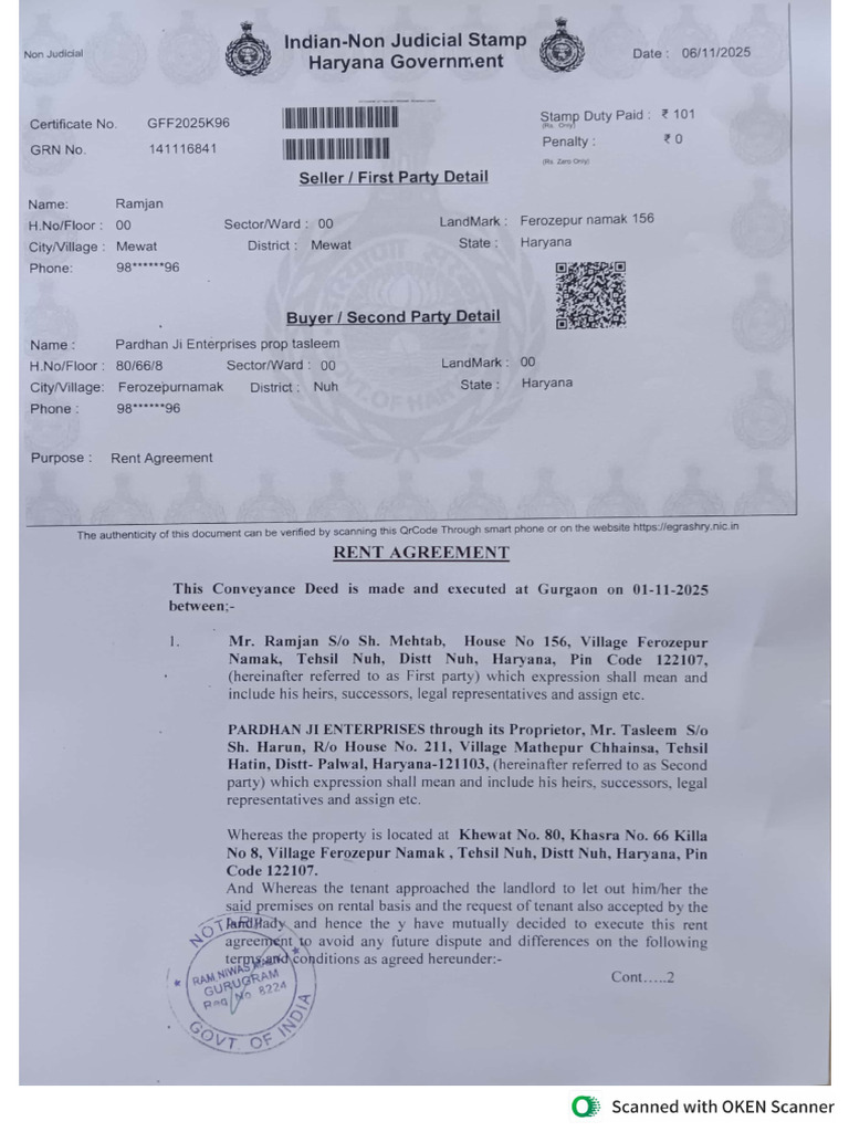 Rent Agreement | PDF