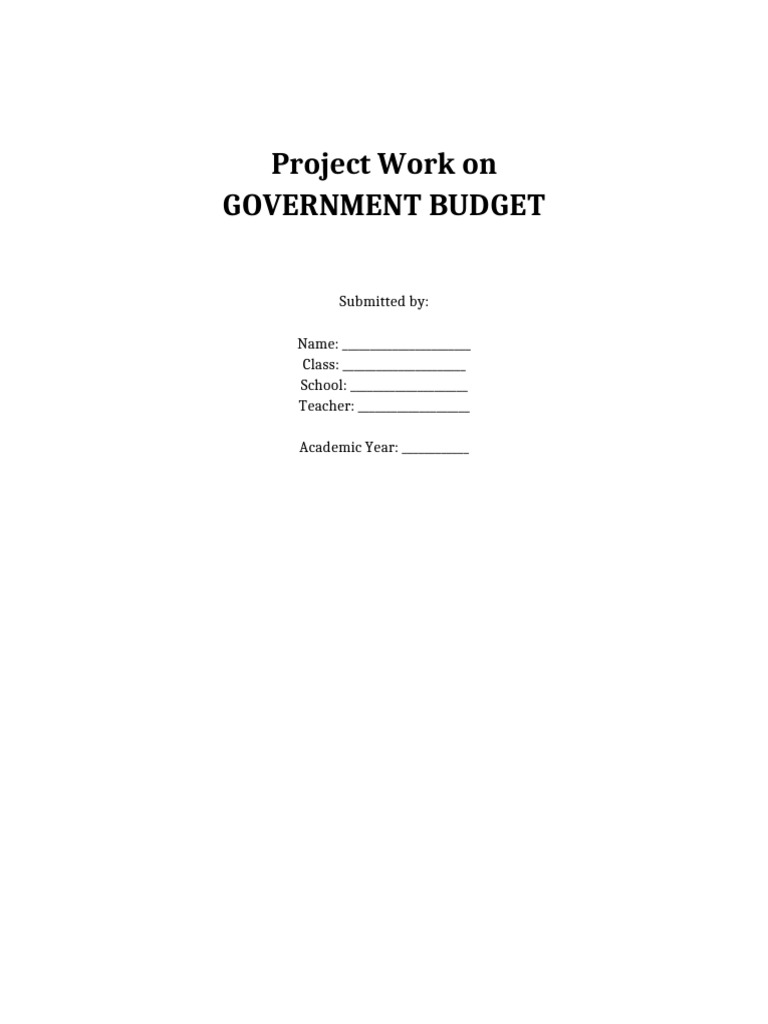 Understanding Government Budget Basics | PDF | Government Budget ...