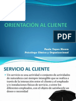 ORIENTACIÓN AL CLIENTE