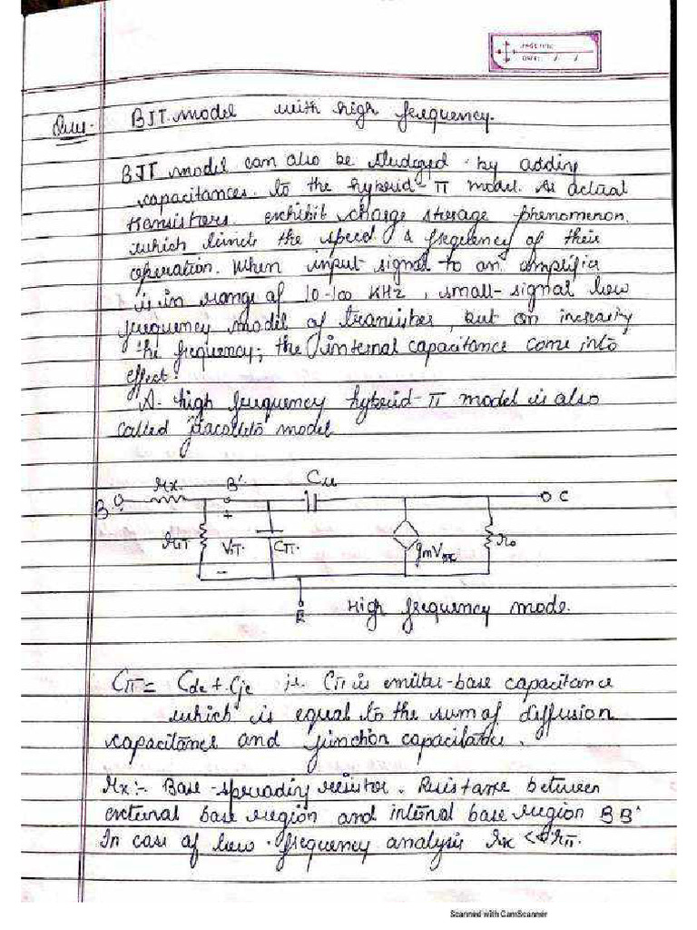 Analog Circuits UNIT 2 | PDF