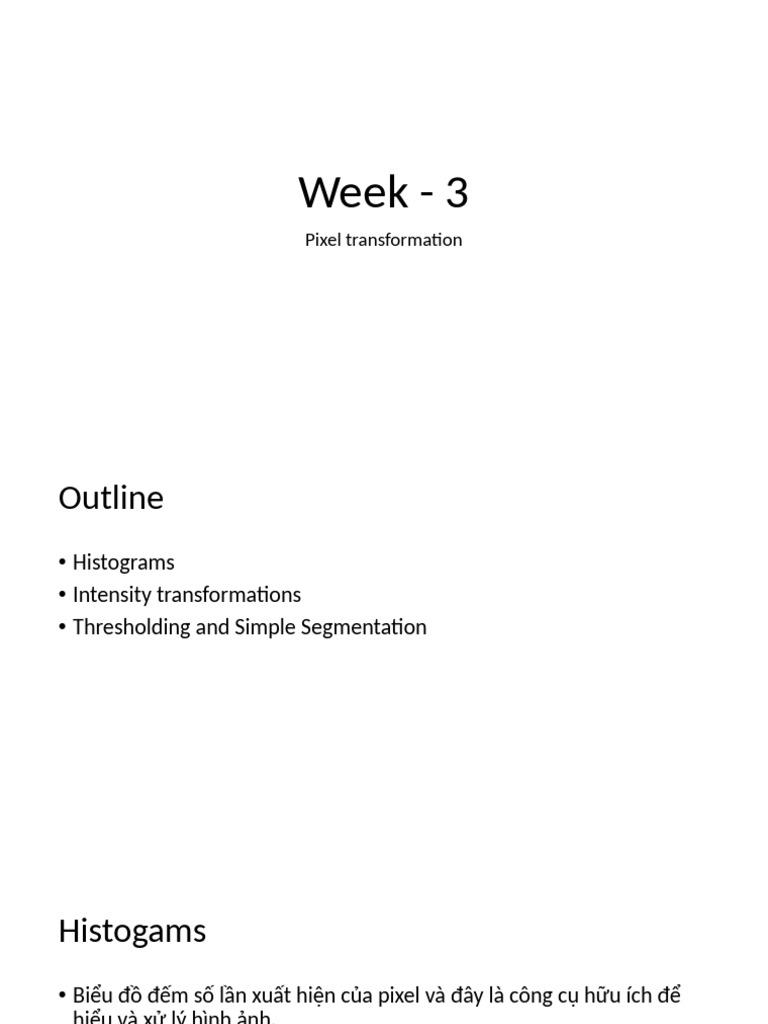 Week - 3 | PDF