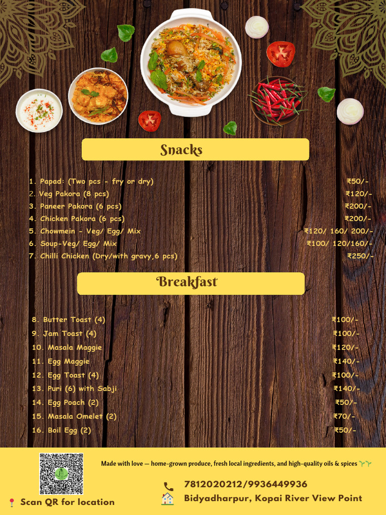 New Manu Alivia Eco-Stay 05102025 | PDF | Curry | Food And Drink ...