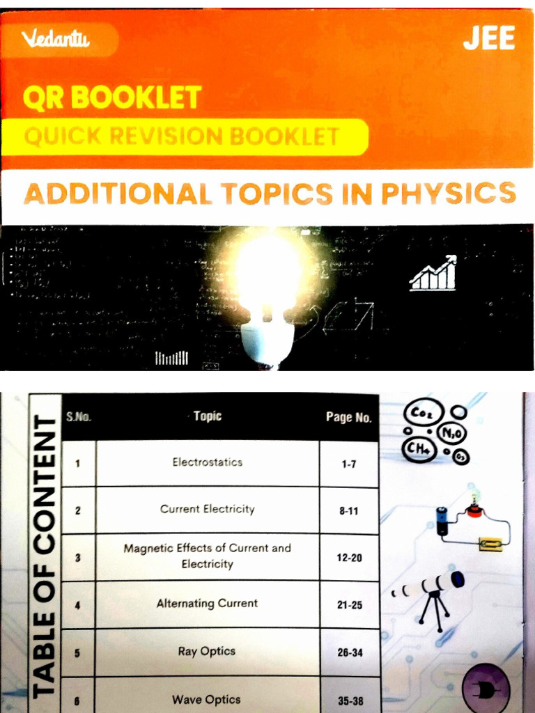 Vedantu Physics QR Booklet | PDF