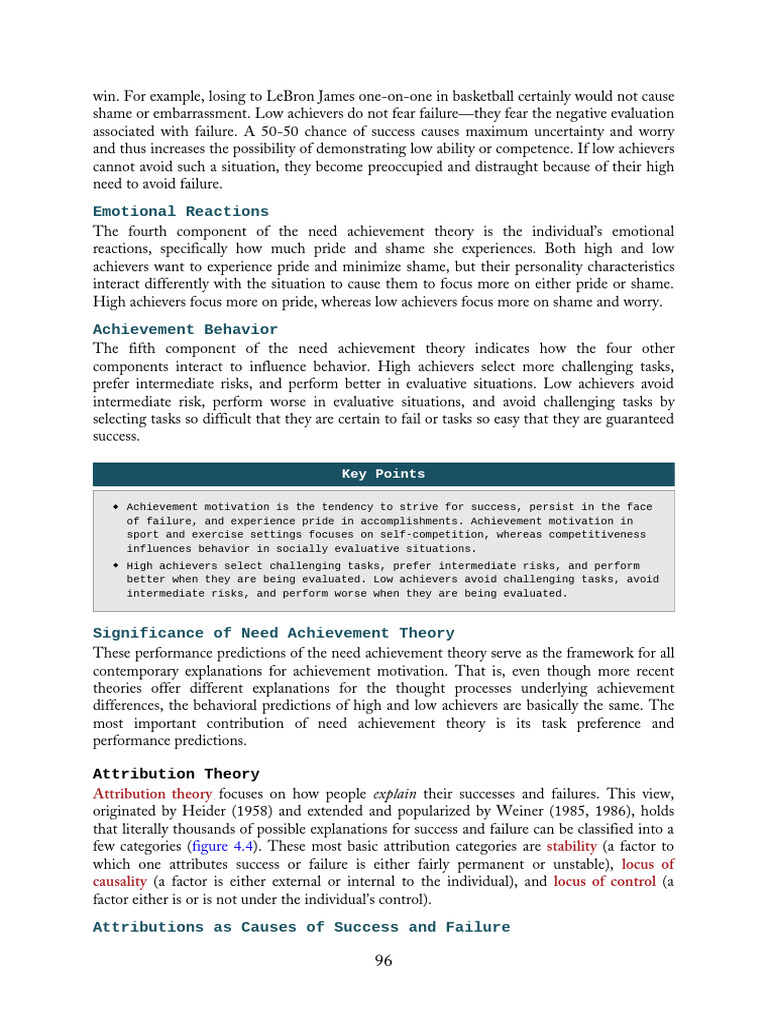 2.2 Attribution Theory | PDF | Motivational | Motivation