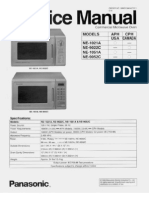 Panasonic NE1021A-1051A Microwave Oven