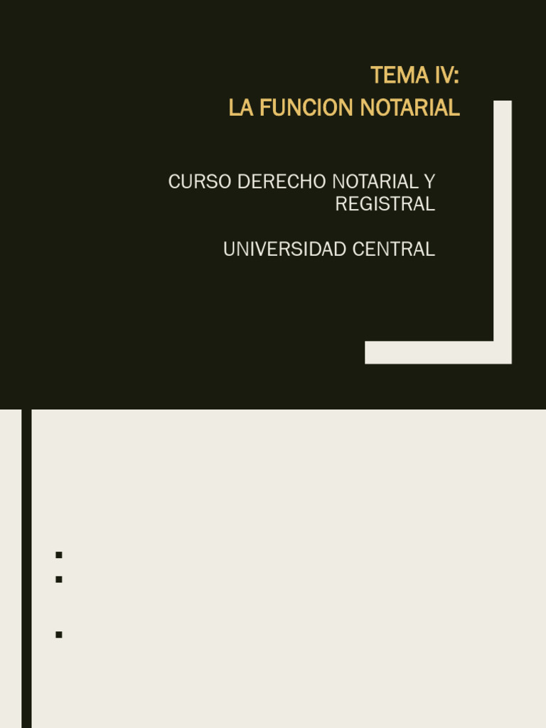 Tema IV La Funcion Notarial | PDF | Gobierno | Justicia