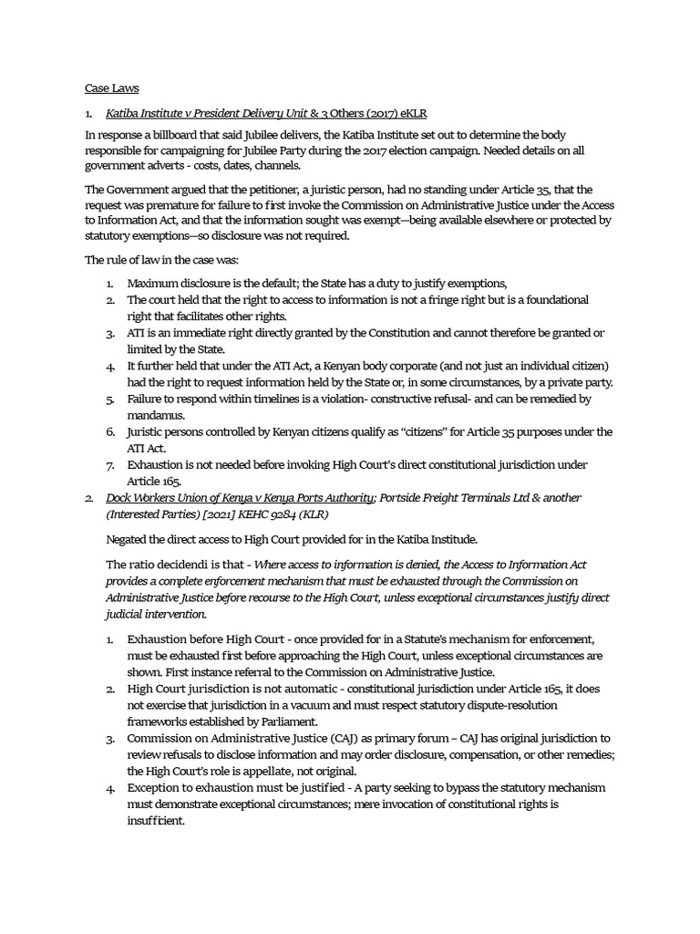 ATI Case Laws | PDF | Jurisdiction | Public Law