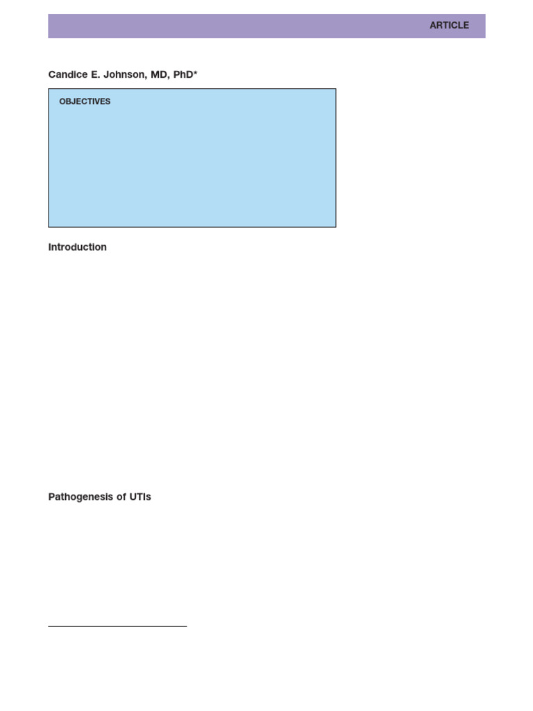 New Advances in Childhood Urinary Tract Infections | PDF | Urinary ...