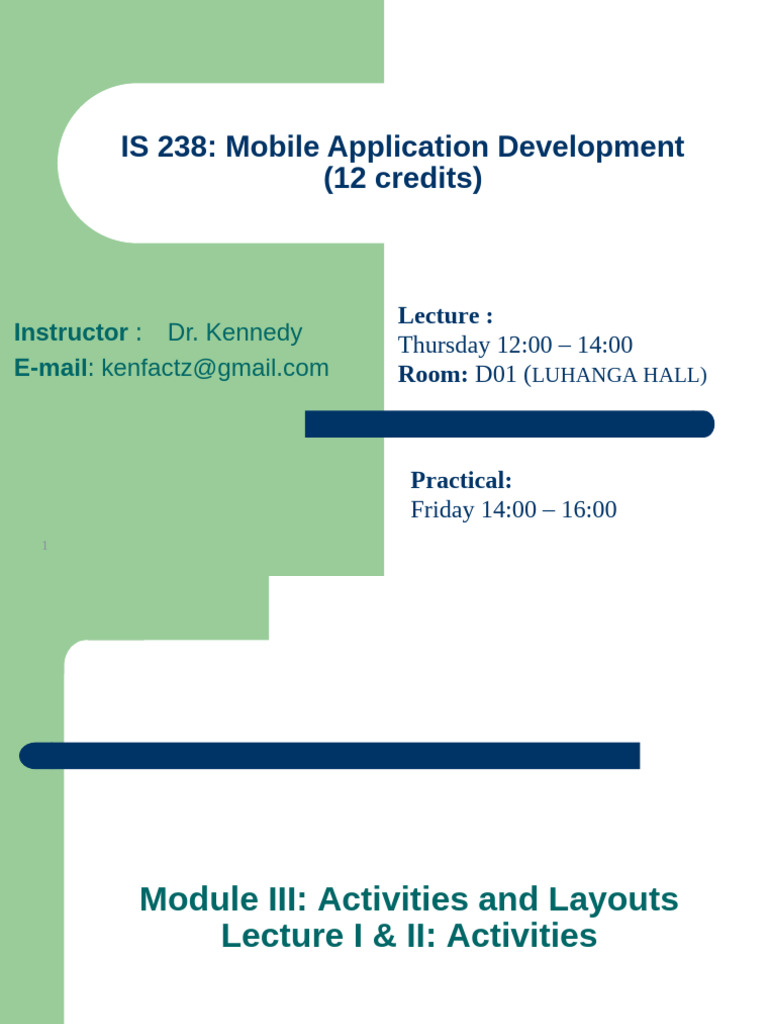 Android Activity Lifecycle Overview | PDF | Android (Operating System ...