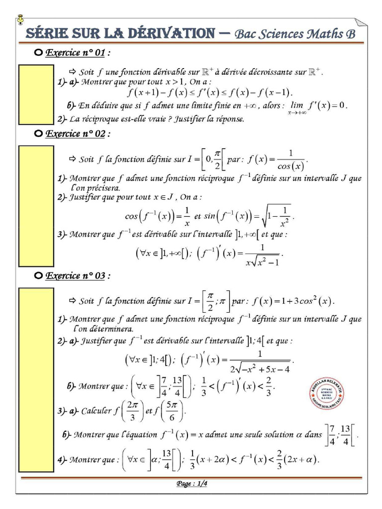 Drivation Belkhatir SM | PDF
