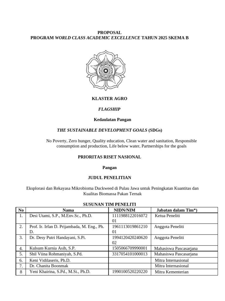 Final Proposal World Class Academic Excellence - Equity-9 Oct 21.07 | PDF