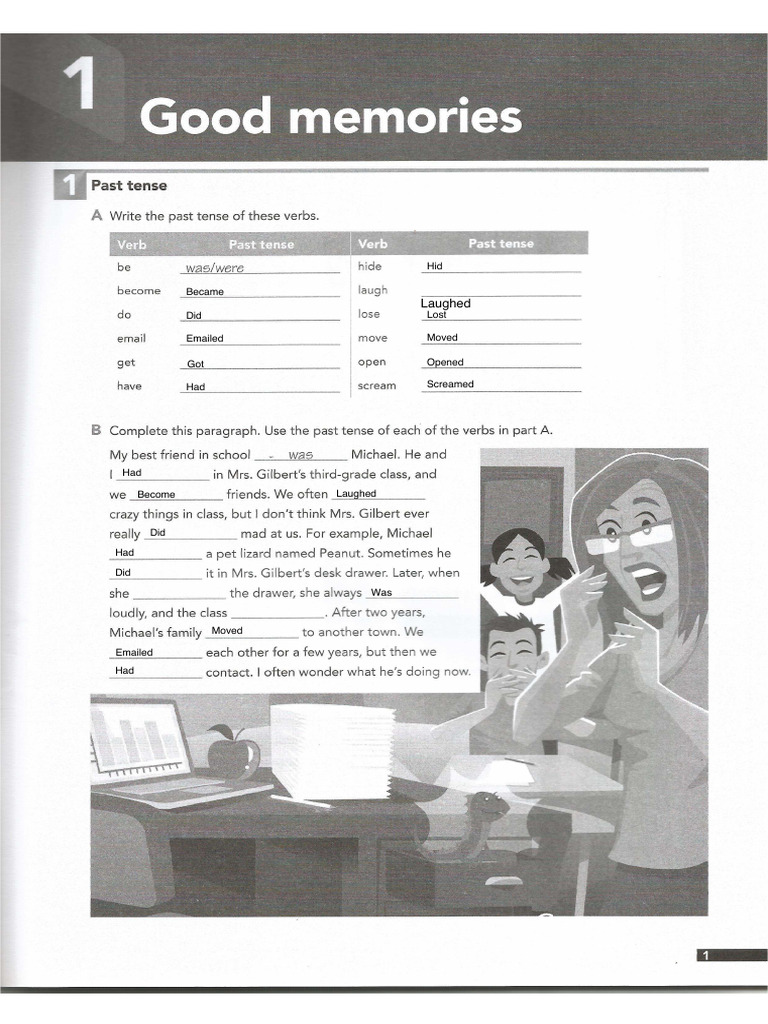 Homework - Unit 1 - Pre Inter 1 | PDF