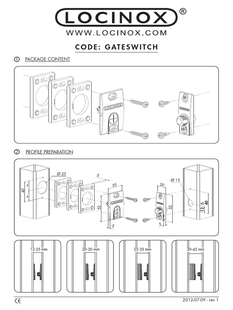 GAT E S W I T C H Installation Guide | PDF | Electrical Engineering ...