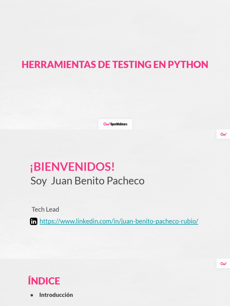 Herramientas de Testing en Python | PDF
