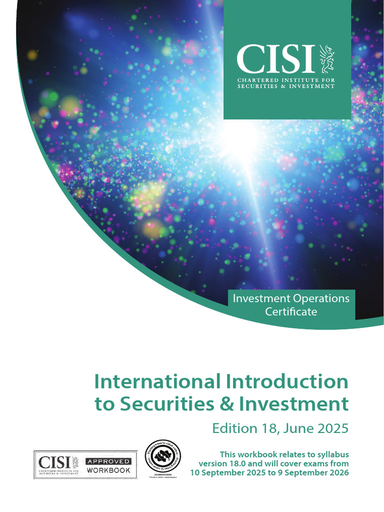 CISI International Securities Workbook | PDF | Derivative (Finance ...