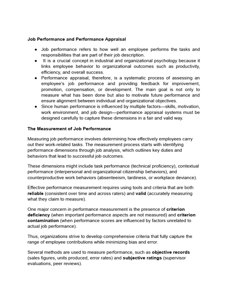 MA IO C5 (1) | PDF | Performance Appraisal | Performance Indicator