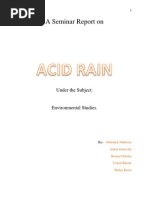 Download A Seminar Report on ACID RAIN by kingsunny777 SN97203328 doc pdf