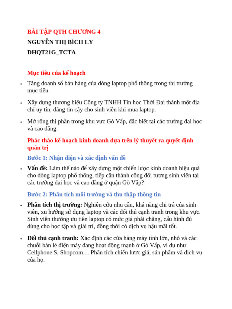 Bài Tập Qth Chương 4 | PDF