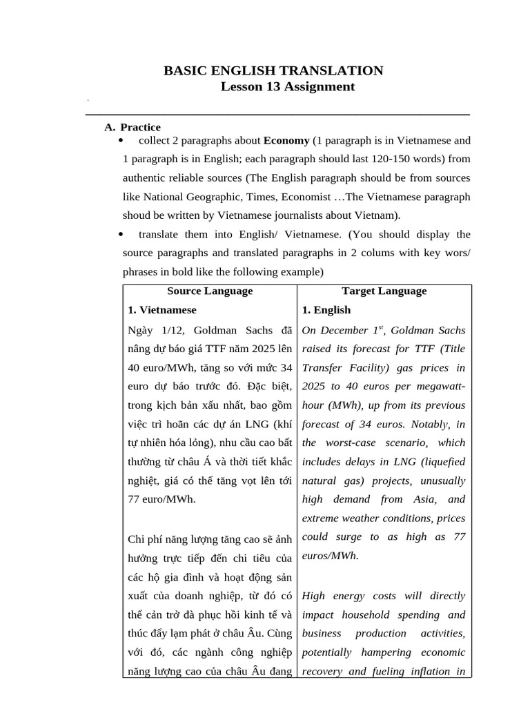 Lesson 13 Assignment BDCB | PDF