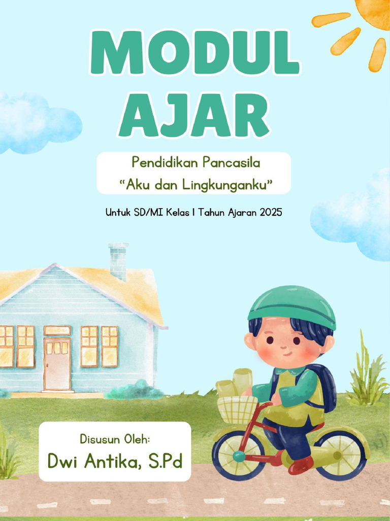 Modul Ajar Pendidikan Pancasila Kelas 1 | PDF