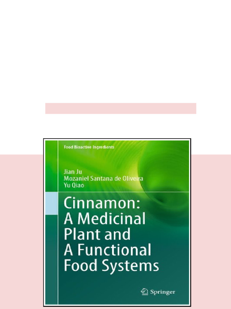 (Ebook) Cinnamon: A Medicinal Plant and A Functional Food Systems (Food ...