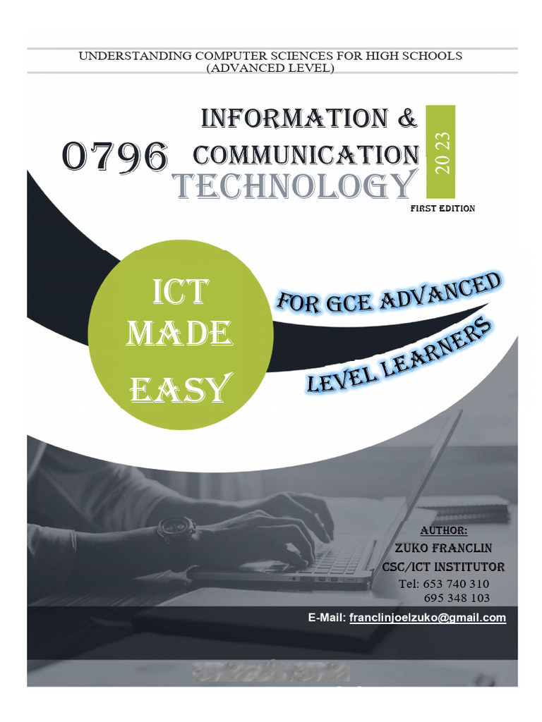 High School Ict All Notes Lecture | PDF | Printer (Computing ...