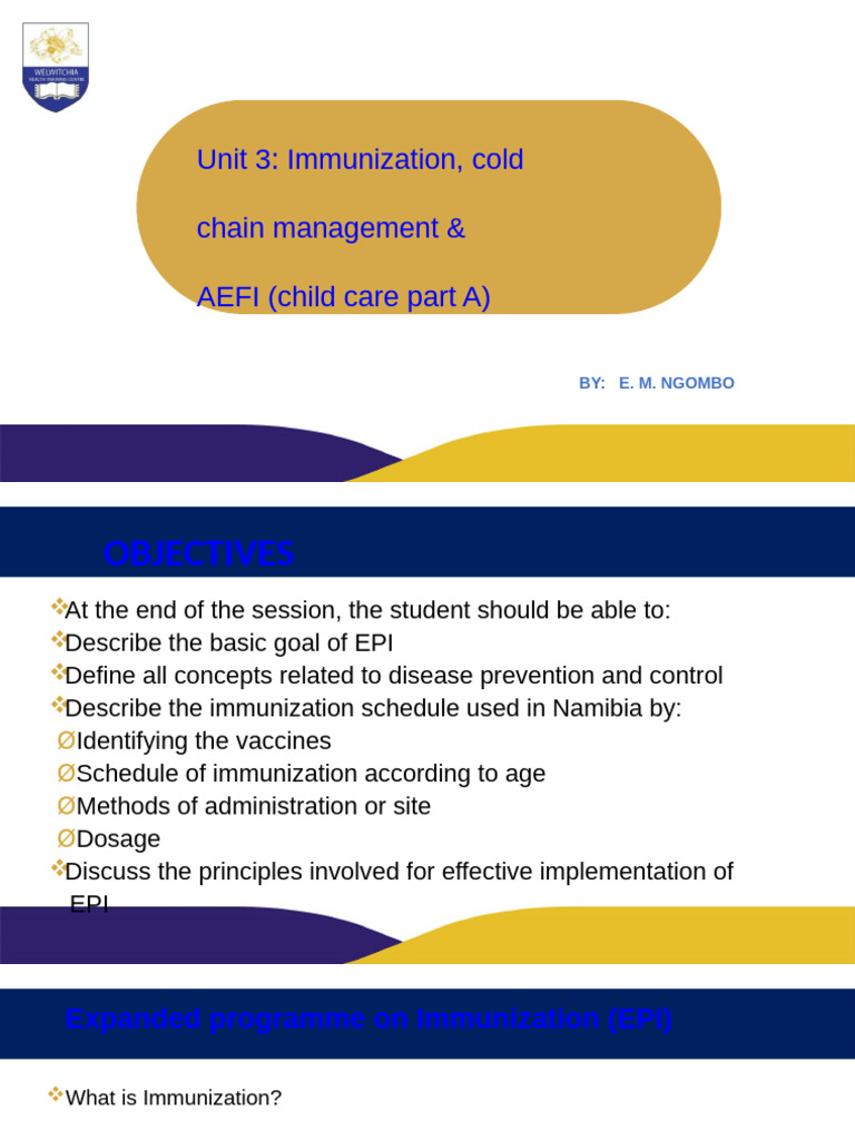 Unit 3 Immunisation-1 | PDF | Vaccines | Health Sciences