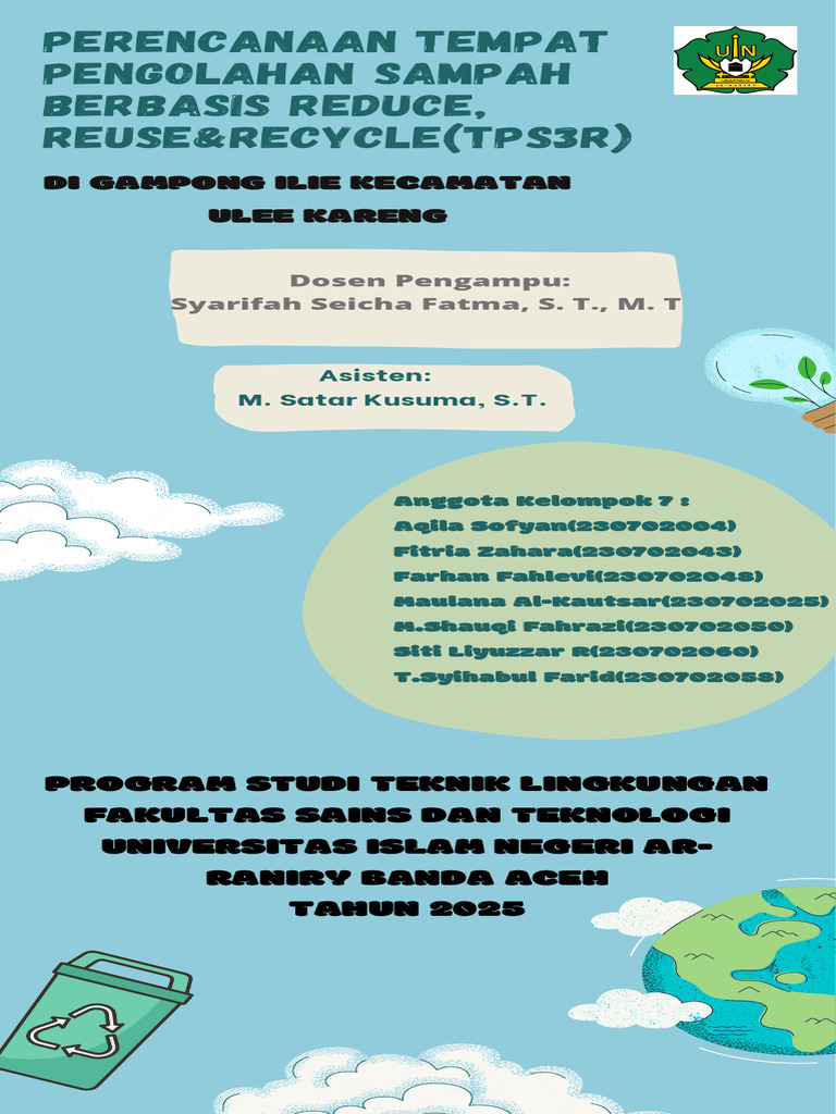 Perencanaan TPS3R di Gampong Ilie | PDF