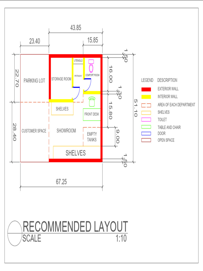 Room Layout and Area Specifications | PDF