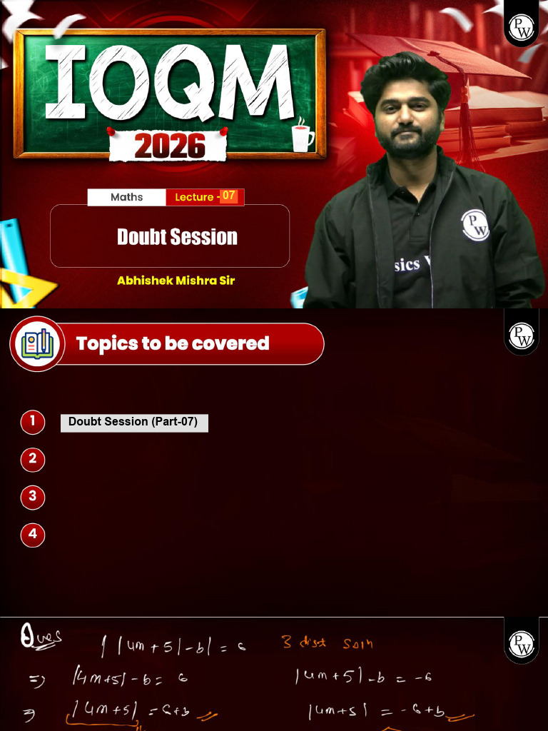 69492fb6e62e16a6a96c86ec - ## - Doubt Session 07 - Class Notes | PDF