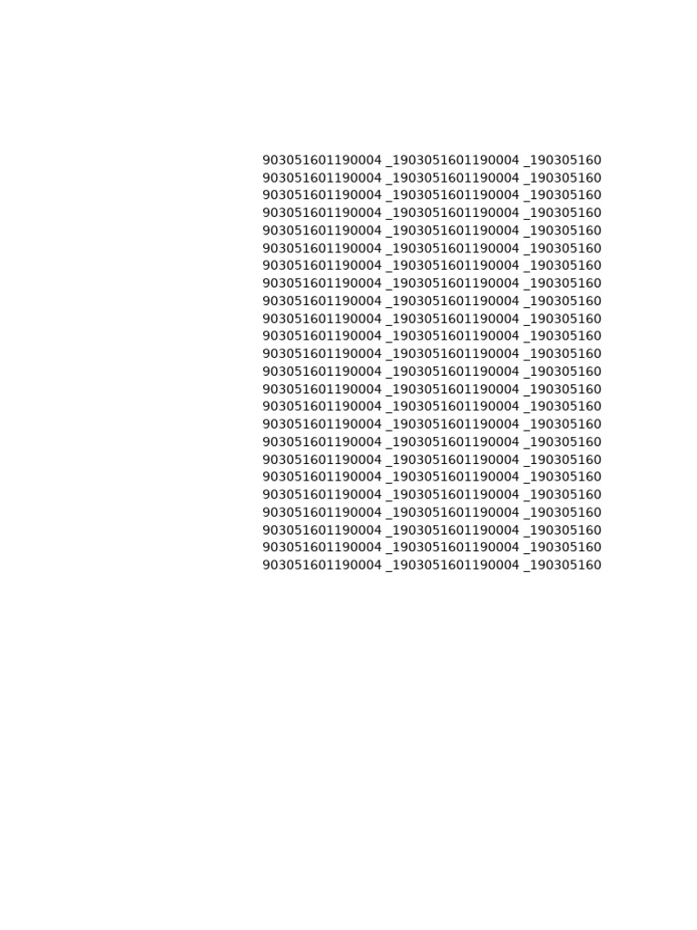 Document ID List and Data Summary | PDF
