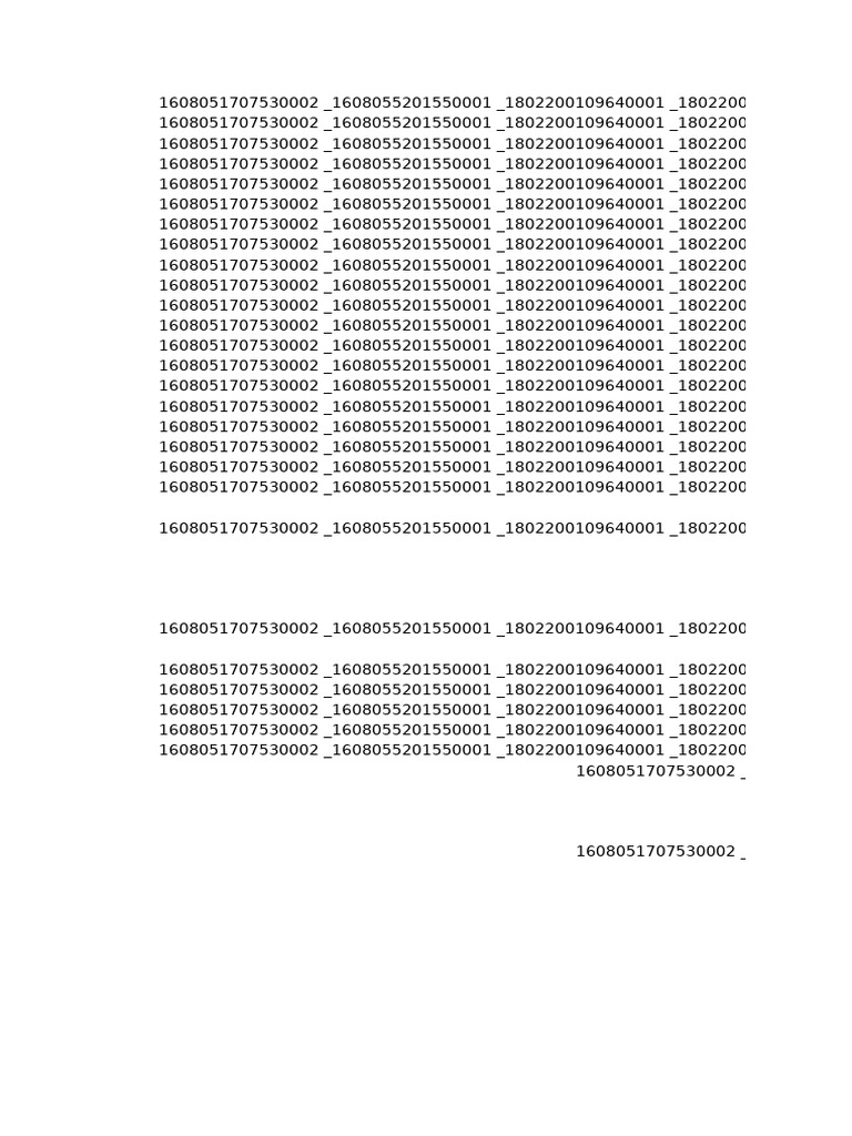 Document ID List and Metadata | PDF
